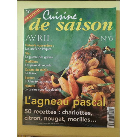 Cuisine de Saison Nº6 /Avril 1996