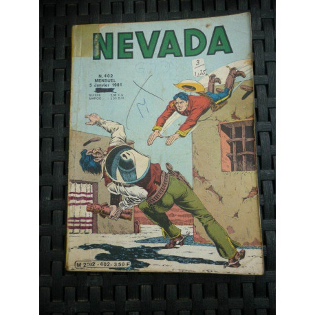 Nevada mensuel n402 Miki le ranger Editions lug 051981