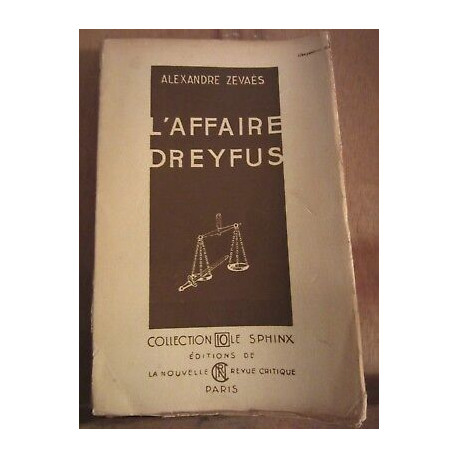 L'affaire dreyfus Collection le sphynx n10