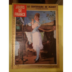 Jours de France n 1476 Le Centenaire de Manet 16 au 22 Avril 1983