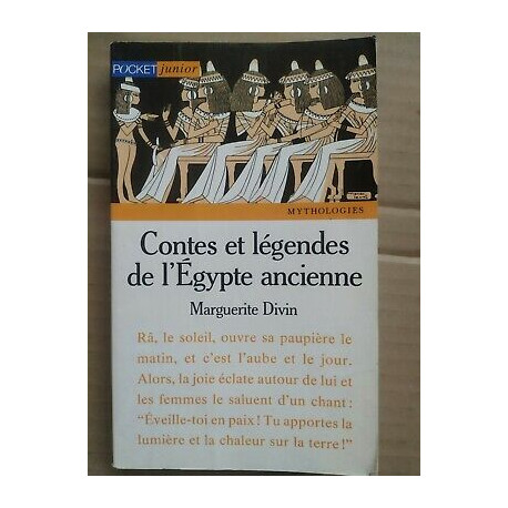 Marguerite Divin Contes et légendes de l'égypte ancienne
