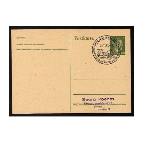 Ganzsache MÜLHAUSEN Cachet Spécial 031143 WW2