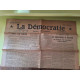 Journal La Démocratie N°1081 - 31 Juillet 1913