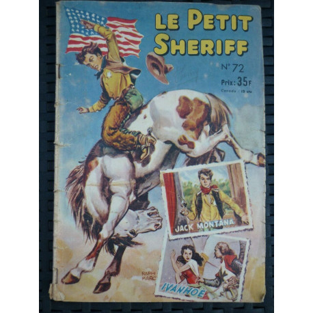 Le Petit Sheriff n72 ivanhoe bi mensuel editions illustrées 23 mai...