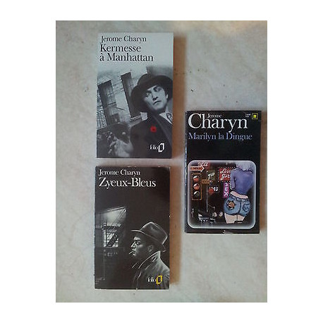 lot 3 polars de Jérome CHARYN Marilyn la Dingue Zyeux bleus...