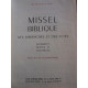 Missel biblique des dimanches et des fêtes sacrements prières