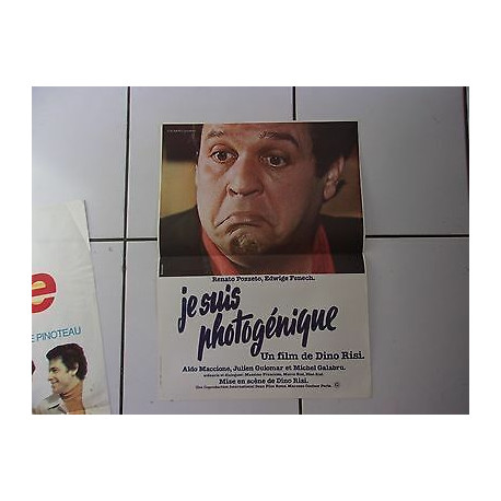 affiche 55 x 40 cms film JE SUIS PHOTOGENIQUE Edwige Fenech Dino Risi