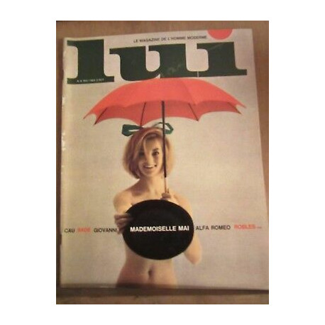 lui le magazine moderne n6 Mai 1964 cau sade mademoiselle Mai