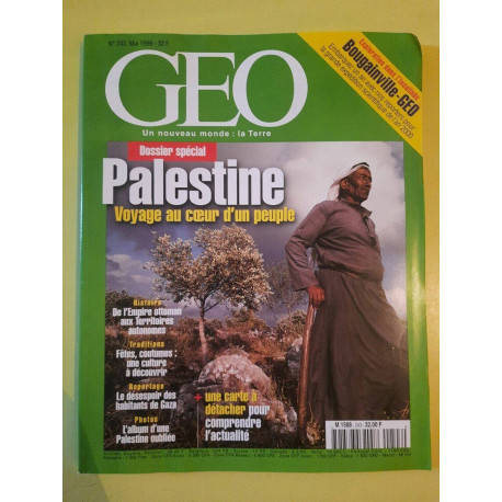 GEO Nº 243 - Palestine Voyage au coeur d'un peuple