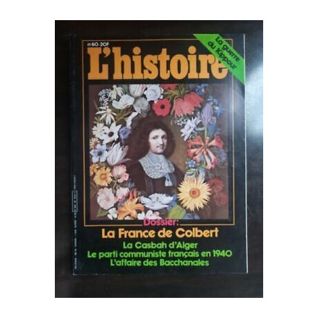 L'histoire Nº 60 La France de Colbert octobre 1983