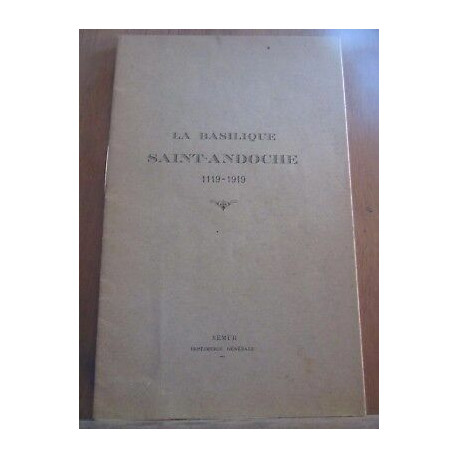 La Basilique saint andoche 1119 semur Imprimerie Générale