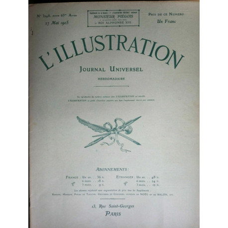 journal Universel N 3248 63 année 27 Mai 1905