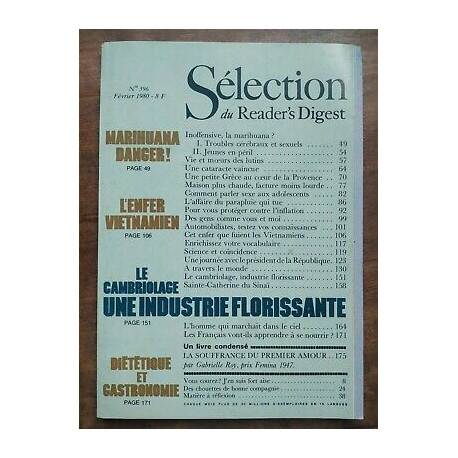 Sélection du Reader's Digest Nº 396 Février 1980