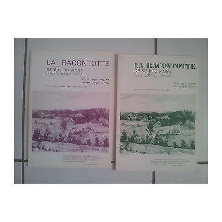 lot 2 revues LA RACONTOTTE de su lou Mont 9 et 10 Franche Comté