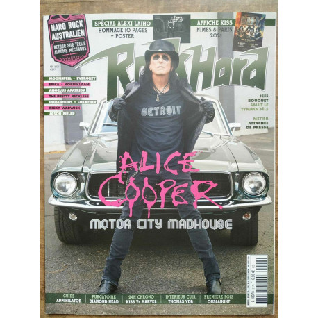Rock Hard n217 Février 2021 Alice Cooper Motor City Madhouse