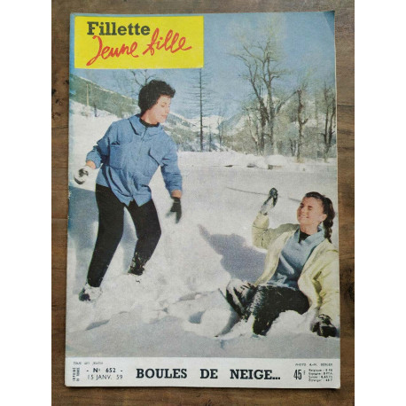 Fillette jeune fille n652 15 Janvier 1959