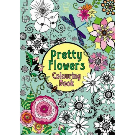 Pretty Flowers Colouring Book