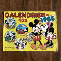 Le journal de Mickey CALENDRIER 1985