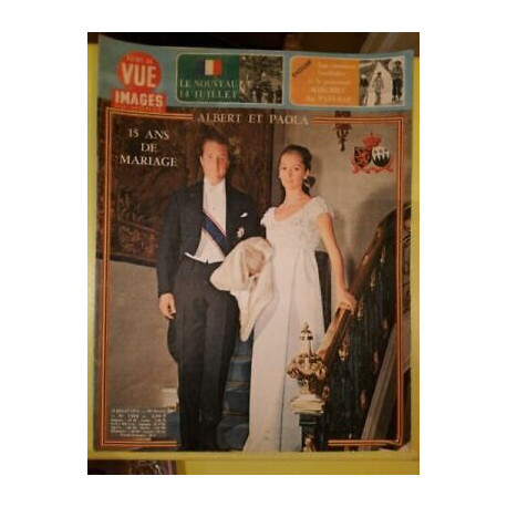 Point de Vue Images du Monde nº1356 Albert Et Paola Juillet 1974
