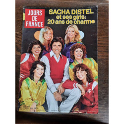 Jours de France nº 1288 1979 Sacha Distel Et Ses Girls 20ans de Charme