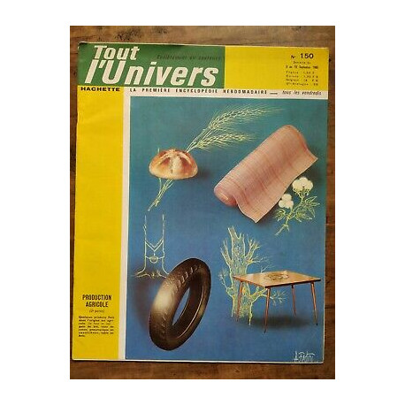 Tout l'Univers Nº 150 hachette 3 au 10 Septembre 1965