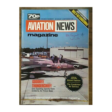 Aviation News Magazine vol 12 Nº 7 26 August 8 September 1983