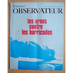 Le Nouvel Observateur n189 Urnes contre Barricades