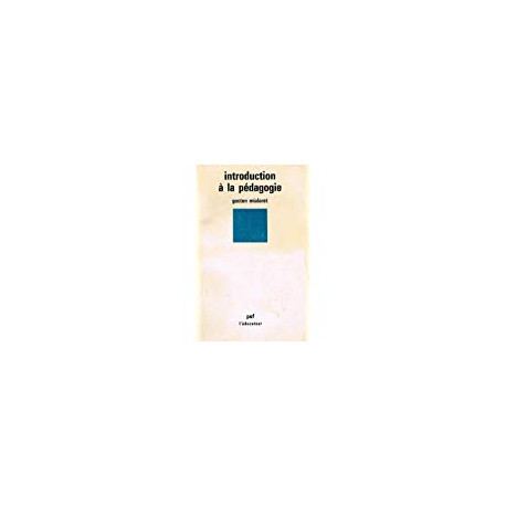 INTRODUCTION A LA PEDAGOGIE