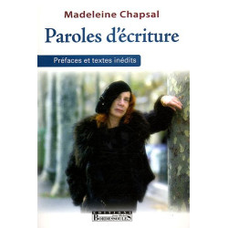 Paroles d'écriture