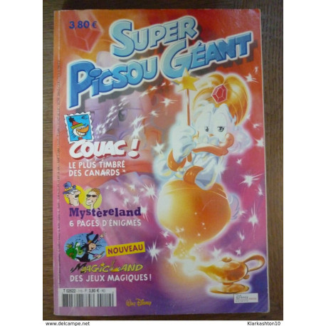 SUPER PICSOU GEANT N°110 / Disney Hachette Presse 07-