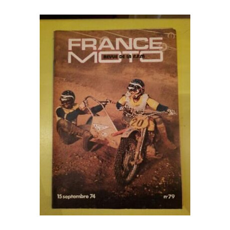 France Moto Revue de La f f m Nº79 Septembre 1974