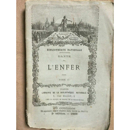 dante l'enfer tii Aux Bureaux de la publication