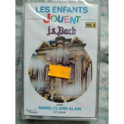 Les enfants jouent Bach 2- Marie-Claire Alain Cassette Audio NEUVE...