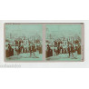 Vue Stéréoscopique Stéréo ROME Forum romain Maisons des Vestales 1910
