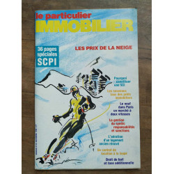 Le Particulier Immobilier n49 Novembre 1990 Les prix de la neige