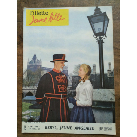 Fillette jeune fille n696 19 Novembre 1959