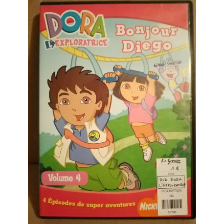 Dora L'Exploratrice Volume 4 Bonjour Diego DVD