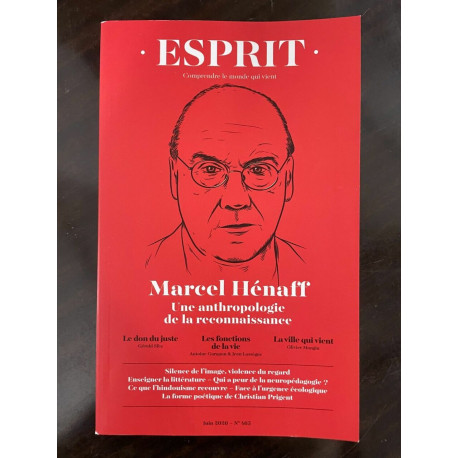 Revue Esprit n 465 Marcel hénaff Une anthropologie de la...