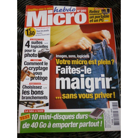HEBDO MICRO n260 10 avril 2003