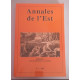 Annales de l'Est N°1 1999 Dossier: Les Hommes et la terre