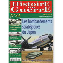 Histoire de Guerre n 34 Mars 2003 Les bombardements stratégiques...