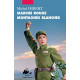 Marche rouge montagnes blanches