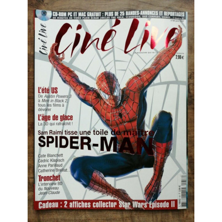 Ciné Live n58 spider man Juin 2002