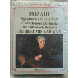 mozart Symphonies n35 et n39 Herbert Von karajan 2x Cassettes...