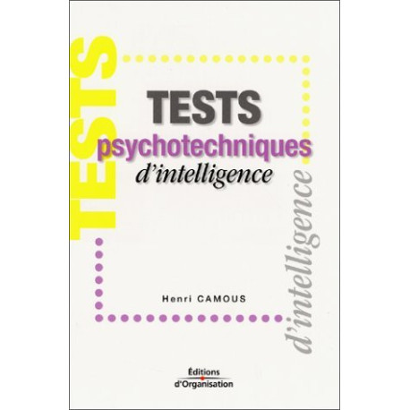 Tests psychotechniques d'intelligence