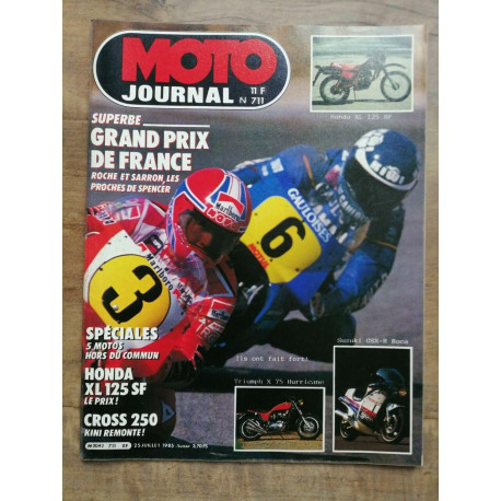 Moto Journal Nº 711 25 Juillet 1985