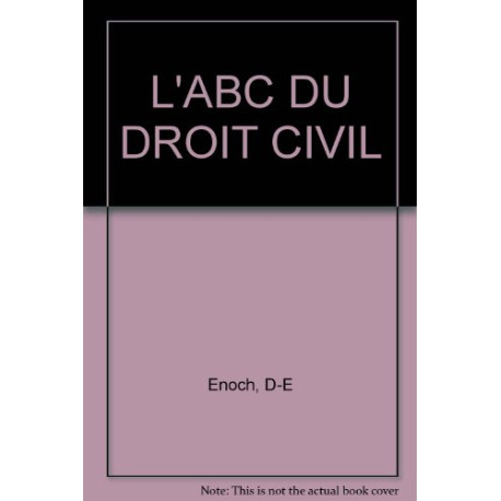 L'ABC du Droit civil