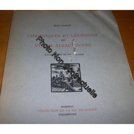 Chroniques Et Légendes Des Villes Alsaciennes