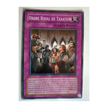 Ordre Royal de Taxation POTD-FR054 Yu-Gi-Oh