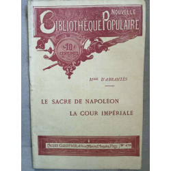 Mme D'abrantés Le Sacre de Napoléon la cour Impériale N476 Henri...